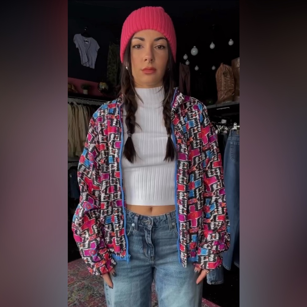Oversized Vintage 80s/90s Track Jacket